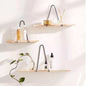 Carter Triangle Bracket Wall Shelves (set of 2)